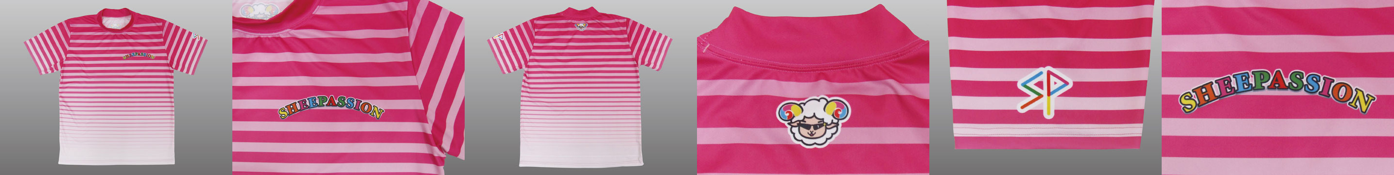 ストライプピンク